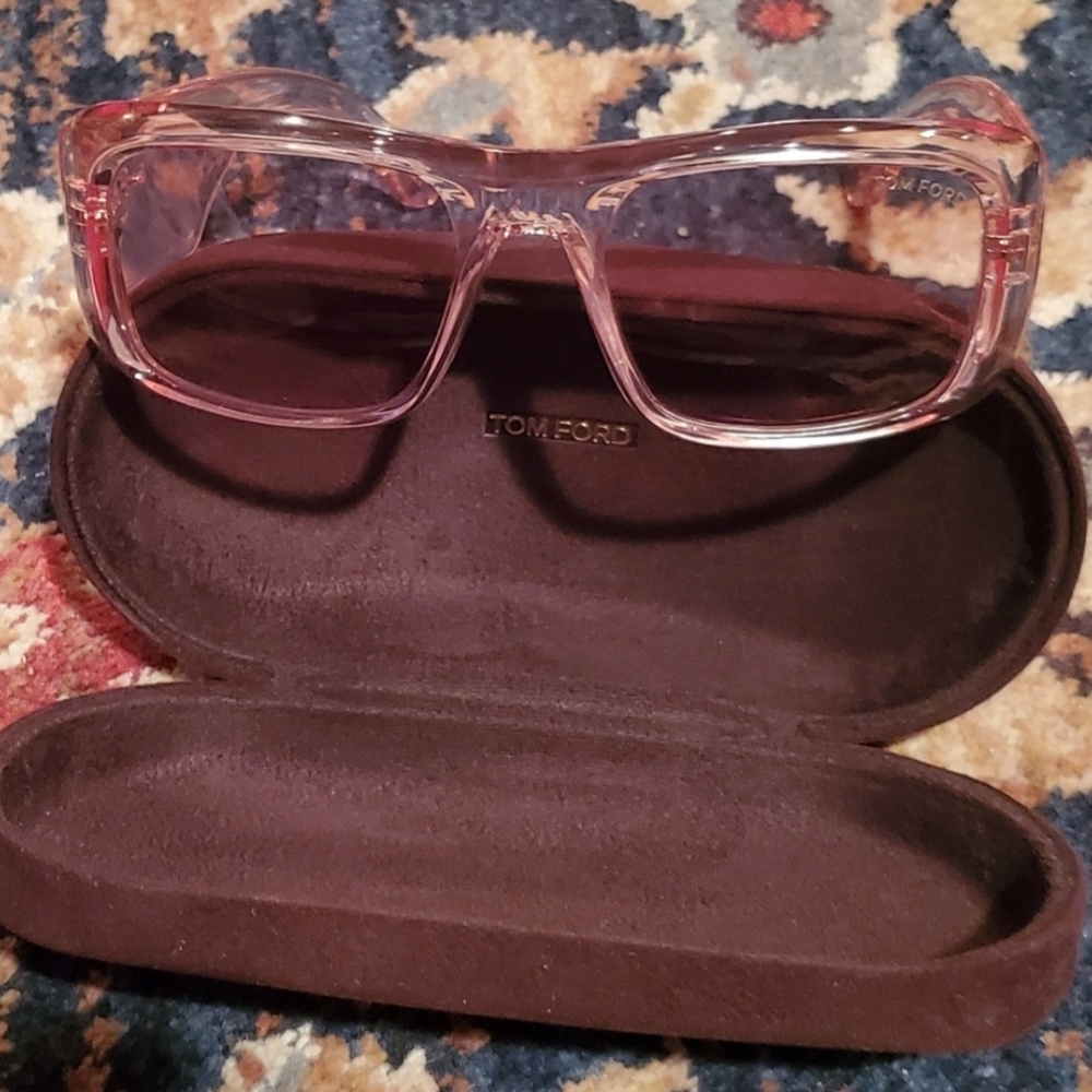 Authentic Tom Ford Quartz Pink Glasses w/Gradient Lenses